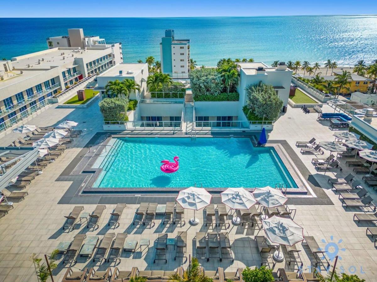 Hollywood Beach Broad - Walk - Gym - Amazing Pool المظهر الخارجي الصورة