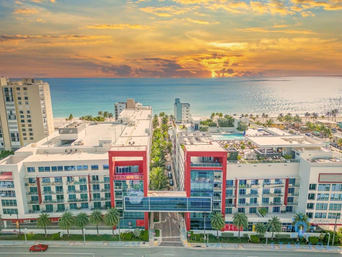 Hollywood Beach Broad - Walk - Gym - Amazing Pool المظهر الخارجي الصورة