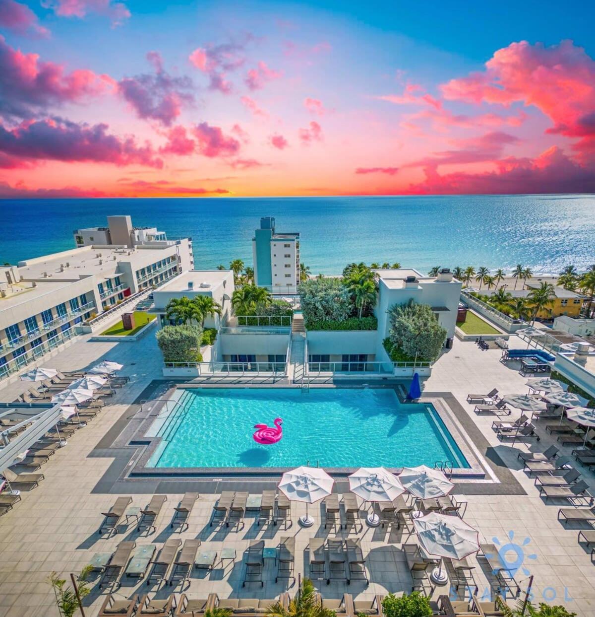 Hollywood Beach Broad - Walk - Gym - Amazing Pool المظهر الخارجي الصورة