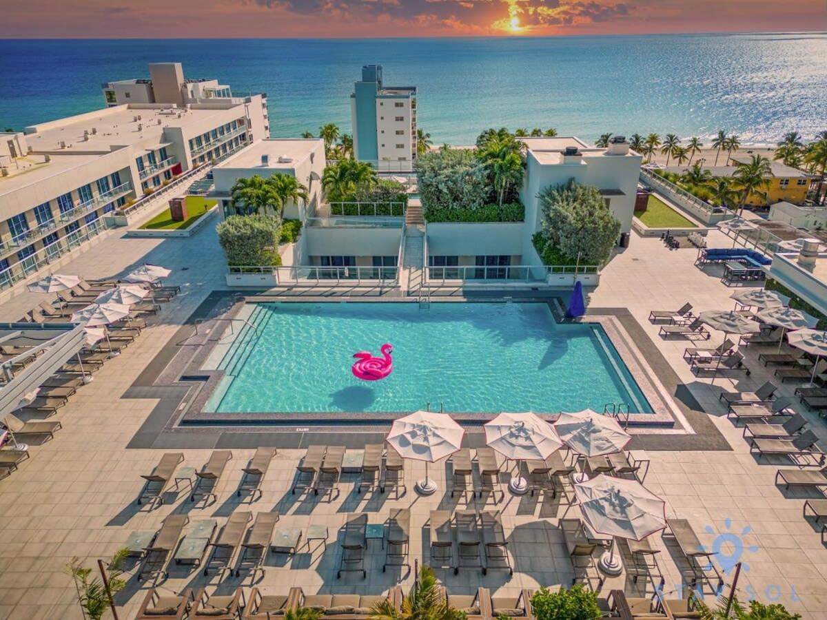 Hollywood Beach Broad - Walk - Gym - Amazing Pool المظهر الخارجي الصورة