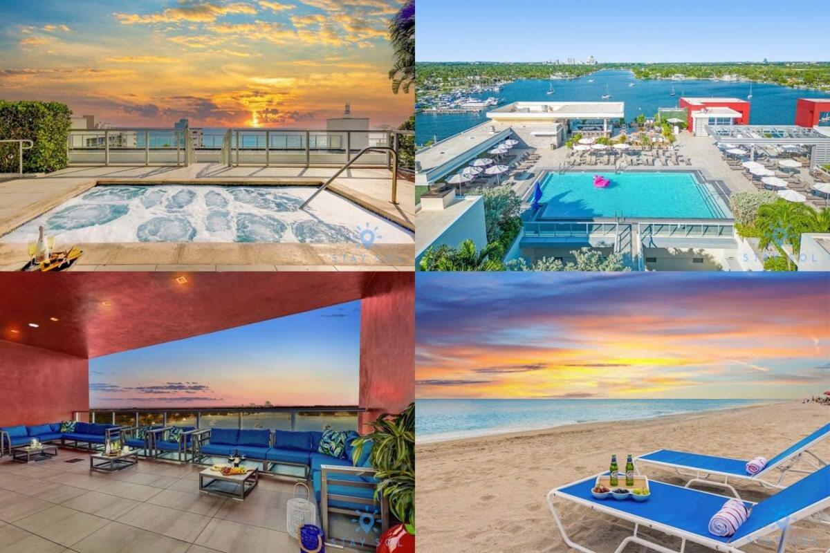 Hollywood Beach Broad - Walk - Gym - Amazing Pool المظهر الخارجي الصورة